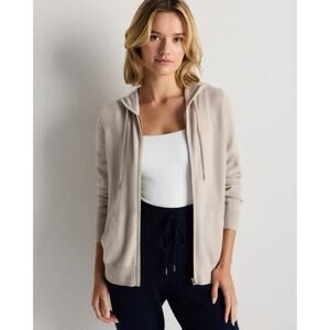 Quince 100% Mongolian Cashmere Full Zip Hoodie Women’s Large NWT Multiple Colors